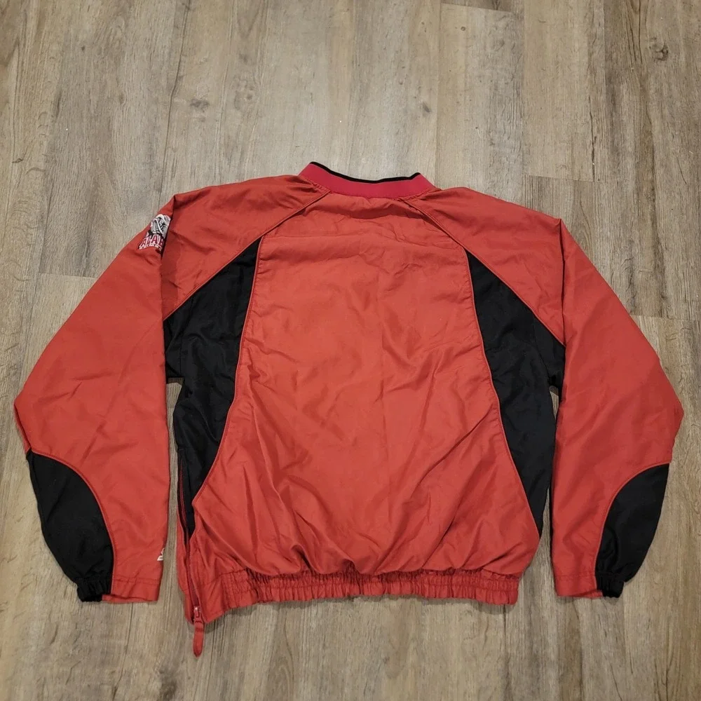 Vintage‎ Starter Alabama Crimson Tide Pullover Windbreaker Jacket Mens Medium M